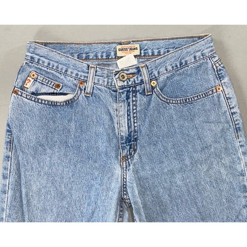 Guess 11121 Vintage Y2K 3-Pocket Bootcut 100% Cotton Denim Jeans. Women's 29 GUC - Picture 6 of 9